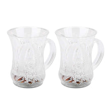 LED Light-Up Party Cups - Flashing Water-Activated Drinking Glasses Handle (2-Piece)