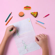 3D Food Fancy Colorful Erasers – Cute Novelty Eraser Set for Kids (1 Set)