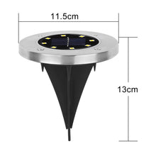 Solar Powered LED Garden Lights (4 Pc)