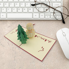 3D -Up Greeting Card (1 Pc): Birthday, Love, Christmas