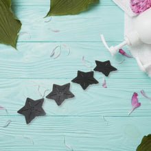 Mini PVC Anti Slip Bat Mat Star Shaped for Kids 4 Pc Set