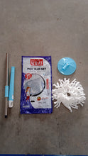 Stainless Steel 360° Rotating Mop with Microfiber Head & Adjustable Rod