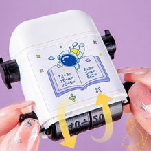 Kids Educational Automatic Math Problem Rolling Stamp (1 Pc)